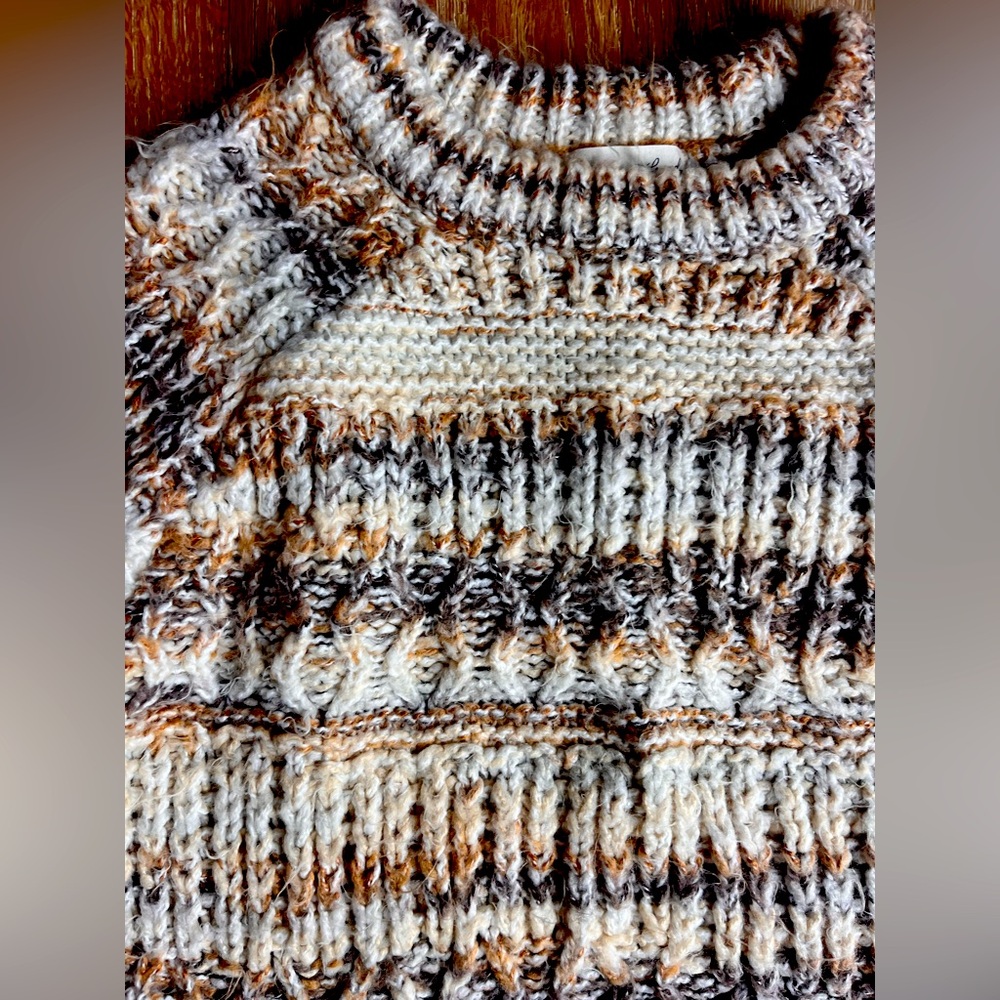 Multi colored sweater